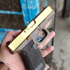 Glock 19x Gold Plated Slide